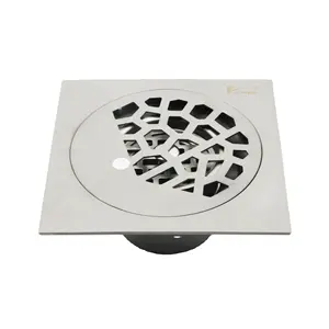 Lebih Kencang Hot Sale Sandblast Stainless Steel Kamar Mandi Shower Floor Drain