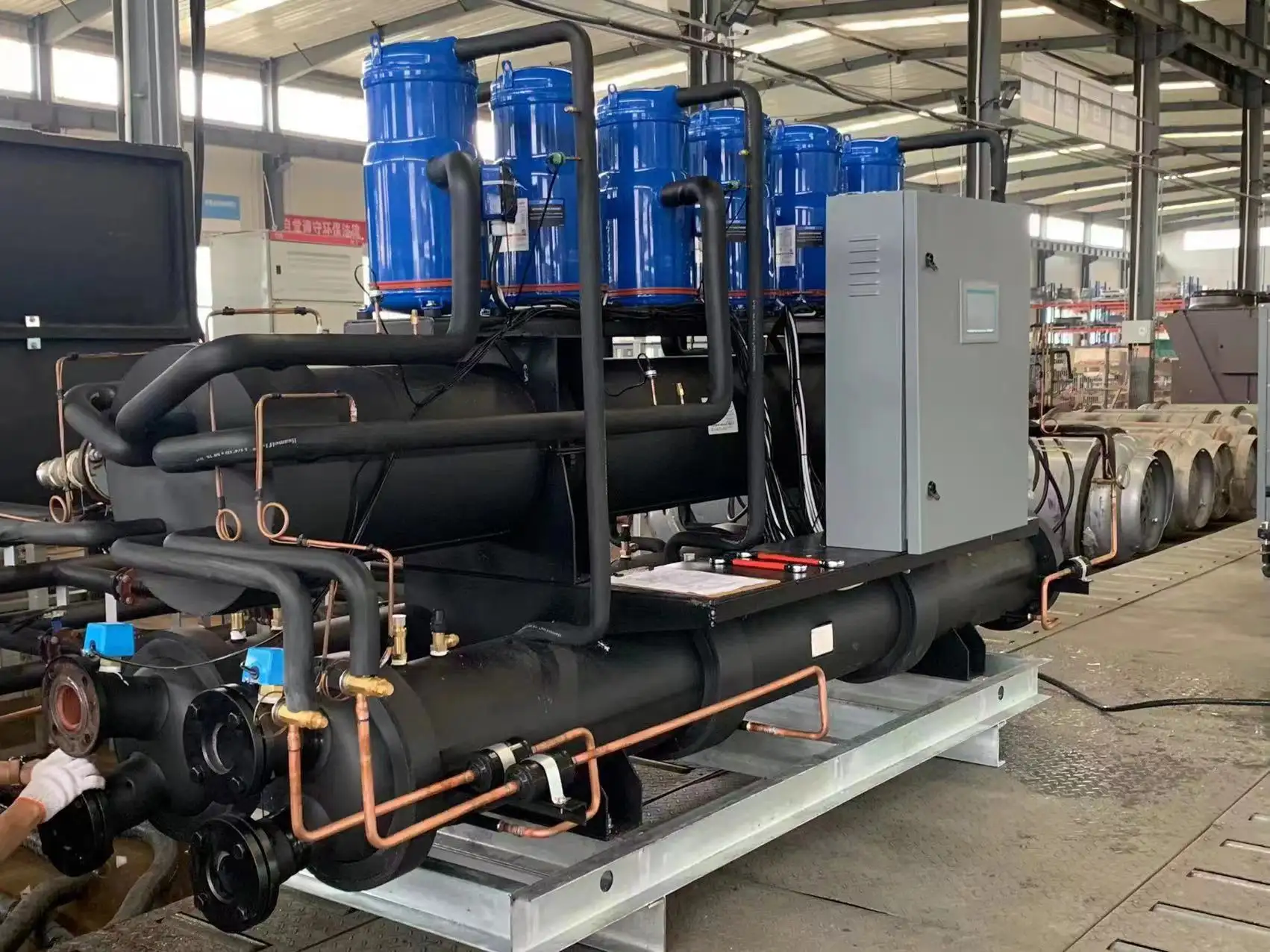 Fast Cooling Rapid Industrial Water Cooling Chiller R410a Refrigerant 40hp 130kw 40TR Industrial Water Chiller