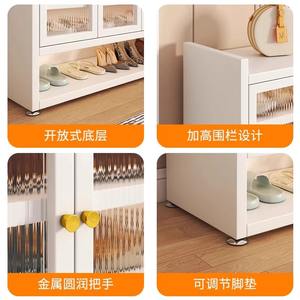 XG-MZXG ตู้รองเท้าเหล็กแบบตั้งพื้นกันฝุ่นหลายชั้นการออกแบบที่ทันสมัยเรียบง่ายเฟอร์นิเจอร์ห้องนั่งเล่นชั้นวางรองเท้า - Product Image 5