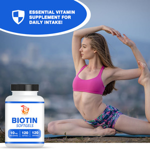 Biotine Premium en gélules molles, vitamine essentielle pour la santé des cheveux, de la peau et des ongles, formule facile à avaler, produit de beauté - Product Image 4