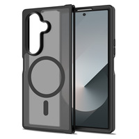 Étui de téléphone pliable magnétique transparent anti-traces de doigts, résistant aux chocs, en TPU+PC, prix d'usine, pour Samsung Z Fold 6 7 Flip 6 7