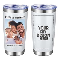 Gobelets de voyage isolés en acier inoxydable personnalisables Design classique bouteille d'eau sous vide tasses à thé pailles en verre à vin tasse de sport