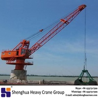 Nouvelle grue de portail de piédestal de port de potence de conception 50T avec le prix usine