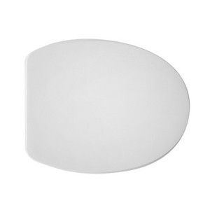 Asiento de inodoro para Cielo Vaso Lara Forma 1, blanco, con bisagras de lazo, 50.5 cm de longitud - Product Image 1