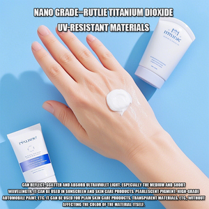 Dióxido de Titanio Nano TiO2 de Grado Industrial de Alta Transparencia NR 03, Polvo con 98% de Pureza para Formulaciones de Maquillaje y Cuidado de la Piel - Product Image 4