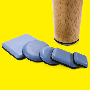 Tapis de déplacement de meubles Anti-abrasion PTFE Slider Pad Chair Glides Patins faciles à déplacer avec colle Vis Clou - Product Image 5