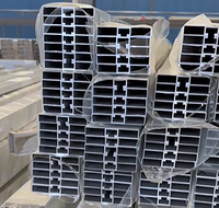 Profilé en aluminium anodisé 6063 de qualité industrielle pour structure de support, pliage de forme OEM RD Alu