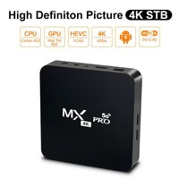 Decodificador MX Transfronterizo de Doble Banda Hisilicon TVBOX, Android 9.0 4K, 2 Puertos USB, para Hogar Inteligente