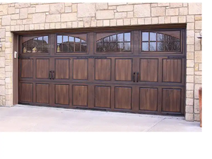 JinPai Master Well Meilleure <span class=keywords><strong>Vente</strong></span> Personnalisé Automatique Électrique Sectionnel Double Peau <span class=keywords><strong>Voiture</strong></span> Bois Portes de <span class=keywords><strong>Garage</strong></span> Pour Villa - Product Image 4