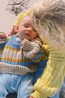 Ensemble de chandails tricotés pour enfants, tenue de détente unisexe, pull épais, short, automne et hiver