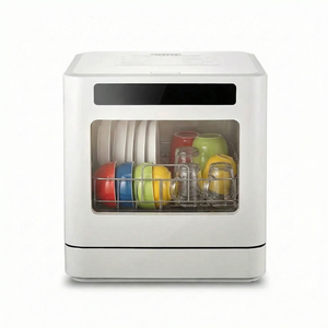 <span class=keywords><strong>Lave</strong></span>-<span class=keywords><strong>vaisselle</strong></span> <span class=keywords><strong>de</strong></span> comptoir intelligent entièrement automatique avec stérilisation à haute température, sans installation, pour hôtels et foyers - Product Image 1