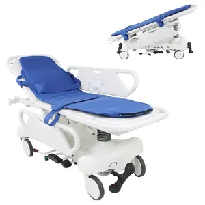 CE อนุมัติทางการแพทย์ผู้ป่วยขนส่งเปลยกเตียงรถเข็นโรงพยาบาลแบนรถเข็นเตียง