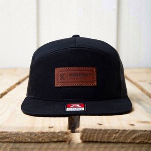 Gorra Trucker de Verano para Hombre, a la Moda, con Cierre a Presión, Parche de Cuero Personalizado con Láser, 6 Paneles, Richardson 112 - Product Image 4