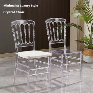 Sedie per Banchetti dal Design Moderno, Sedie Smontabili per Sale <span class=keywords><strong>Eventi</strong></span>, Sedie Trasparenti in Cristallo per Matrimoni e Feste - Product Image 6