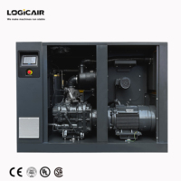 Compresseur d'air à vis LOGICAIR à deux étages PM VSD 22 kW-90 kW 7 bar-20 bar, faible bruit, compact, économe en énergie, durable