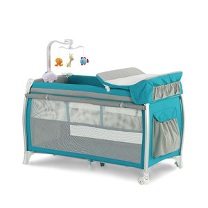 Culla per Neonati Moderna in Metallo Pieghevole e Regolabile in Altezza, per Uso Esterno, Ospedaliero e Alberghiero, Adatta per Camera da Letto e Soggiorno - Product Image 3