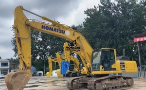 Excavatrice Komatsu d'occasion PC300 de 30 tonnes, pelle sur chenilles d'occasion, machine japonaise d'origine à vendre - Product Image 5