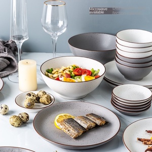Bol à riz en céramique classique en gros d'usine, nouveau modèle 2025, bol à manger sur pied haut, porcelaine émaillée colorée, pour la maison et les cadeaux de pendaison de crémaillère - Product Image 2