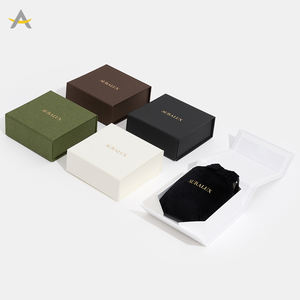 Cajas de Joyería Auralux con Logotipo Personalizado Impreso, Reciclables, Estilo Libro, para Pulseras, Anillos, Aretes y Collares - Product Image 4