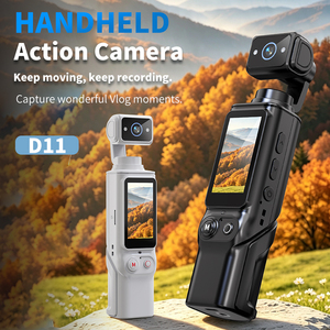 Cámara Deportiva Portátil D11 1080P con Pantalla de 2 Pulgadas 270 °   Grabadora de video portátil giratoria para vlogs de viaje con batería de 2000 mAh - Product Image 3