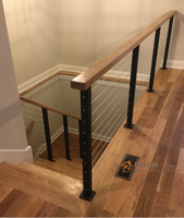 Rampe d'escalier en câble, rampe en acier inoxydable, prix d'usine Reilbu