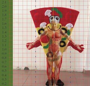 Di alta qualità su misura festa popolare pizza mascotte costumi per adulti - Product Image 2