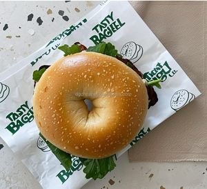 Custom Printed Food Grade Hamburger Bread Deli Grease Proof Sandwich Burger Wrapping <b>Paper</b> Greaseproof with Logo Printed - Product Image 6