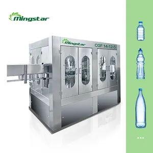 Otomatis penuh 3 In 1 Mini bisnis kecil garis air minum air Mineral membuat mengisi peralatan lini produksi