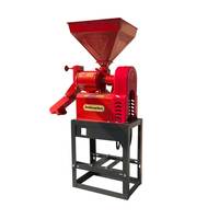 SAMY Équipement agricole automatique de qualité supérieure, mini décortiqueuse à grains, machine de traitement des céréales, moulin à riz domestique