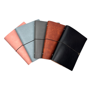 Cuadernos de cuero de negocios A5 B5, carpeta de 6 anillas, planificador con 100 hojas, venta al por mayor, cuaderno diario de hojas sueltas impreso en blanco - Product Image 4