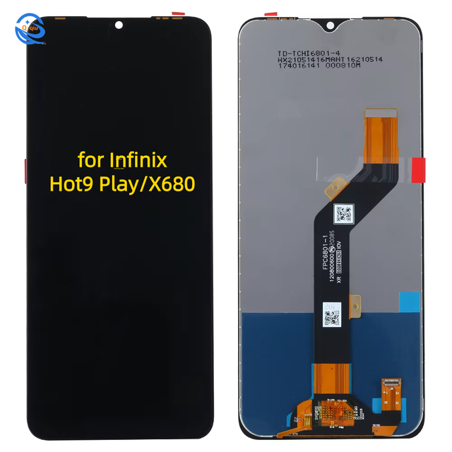 Infinix Hot9 Play/X680 Mobile Phone High Quality In-cell TFT LCD Touch Screen Display Digitizer Assembly 1 Year Warranty