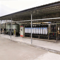 Système de filtration d'eau à membrane UF automatique avec conception montée sur châssis pour les projets de réutilisation d'eau de process et d'eaux usées