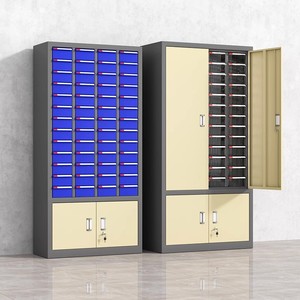 <span class=keywords><strong>Armoire</strong></span> autoportante robuste en acier, 100 tiroirs verrouillables, <span class=keywords><strong>ignifuge</strong></span>, moderne, pour usage scolaire, bureaux commerciaux, outils, rangement plastique - Product Image 3