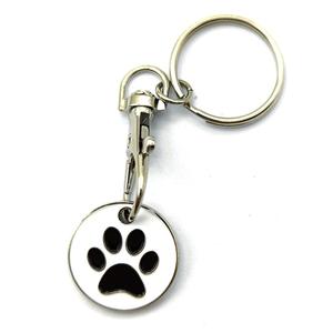 <span class=keywords><strong>Llavero</strong></span> con Moneda de Carrito de Supermercado, Metálico, para Tienda - Product Image 3