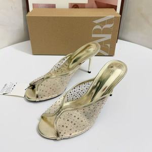 ZA2026 Nuevas Sandalias <span class=keywords><strong>de</strong></span> Tacón Alto <span class=keywords><strong>de</strong></span> Microfibra Sólida con Boca <span class=keywords><strong>de</strong></span> Pescado para Mujer, Cómodas y Casuales, <span class=keywords><strong>de</strong></span> Moda, para Comercio Exterior, Colección Verano - Product Image 3