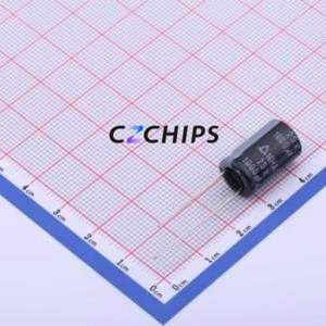 Condensateur électrolytique en aluminium MHA 25V 1000UF 10*16 à montage traversant, D10xL16mm 20% 1.007A-120Hz - Product Image 1