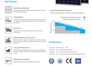 600W N-Typ Halbzellen-Monokristallines Silizium-Solarmodul 23,32% Effizienz Silber+Schwarz Solarstromstationen Heim-Solarsysteme - Product Image 5