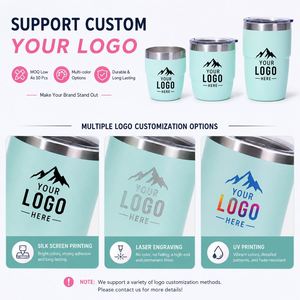 Custom logo 4oz 6oz 8oz Stainless Steel Vacuum Tumbler Camping Double Wall Insulated Gift Travel <b>Coffee</b> Mug Cup - Product Image 4