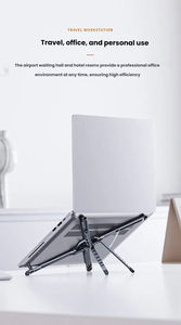 ขาตั้งโทรศัพท์มือถือแบบพกพา ขาตั้งโต๊ะสำหรับวางแล็ปท็อป แท็บเล็ต พร้อมขาตั้งสำหรับ iPhone <span class=keywords><strong>iPad</strong></span> Macbook และแท็บเล็ต <span class=keywords><strong>Samsung</strong></span> - Product Image 5