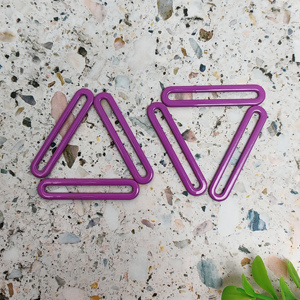 ชุดห่วงเลื่อนโลหะอัลลอยสำหรับชุดว่ายน้ำชุดสายรัดชุดชั้นในตะขอเกี่ยวสายรัดชุดชั้นในแบบวงรีทำจากสเตนเลสสามารถซักได้ - Product Image 2