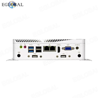 Computadora Industrial sin Ventilador EGLOBAL, Intel N100, DDR3L, SSD MSATA, 6 Puertos USB, 6 Puertos COM, 2 Puertos RJ45, LAN 2.5G, VGA, HD, GPIO, Audio, Mini PC Integrada