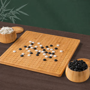 Tablero <span class=keywords><strong>de</strong></span> Go <span class=keywords><strong>de</strong></span> Madera Premium, Juego <span class=keywords><strong>de</strong></span> Go Chino con Piedras <span class=keywords><strong>de</strong></span> Cerámica, <span class=keywords><strong>Mesa</strong></span> <span class=keywords><strong>de</strong></span> Juego Weiqi - Product Image 4