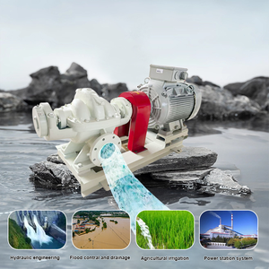 High Efficiency Horizontal Split Case Pump Double Suction Water Pump For Municipal Water Supply - Product Image 4