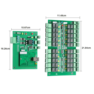 Système de contrôle d'accès intelligent pour ascenseurs 20 étages, carte de contrôle d'accès biométrique pour ascenseurs avec lecteur RFID de proximité TCP/IP - Product Image 4