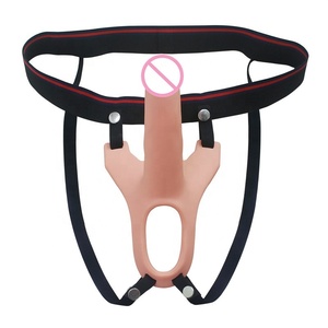Harnais réaliste en silicone creux avec godemichet pour couples, lesbiennes et gays - Product Image 4