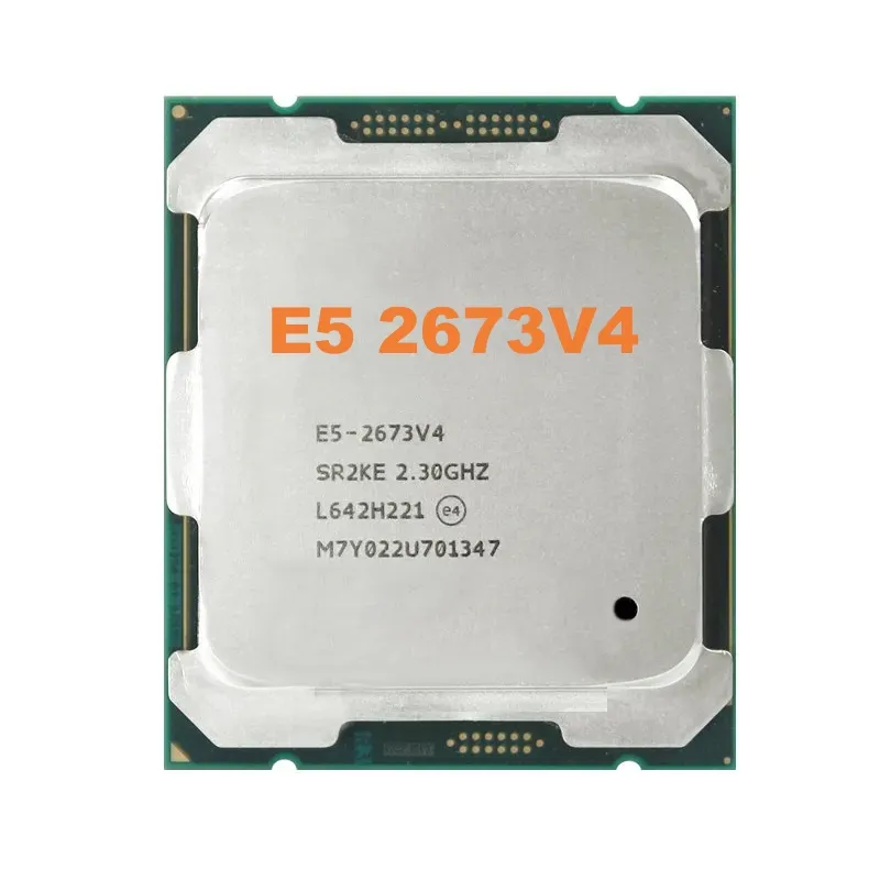 Fabrika fiyat Xeon E5 2673 V4 işlemci SR2KE 2.3Ghz 20 çekirdek 135W soket LGA 2011-3 CPU E5 2673V4 E5-2673 V4