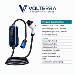 Cargador de Pared Inteligente para Vehículos Eléctricos de 11KW para Tesla, BMW, <span class=keywords><strong>Mercedes</strong></span> - Product Image 5
