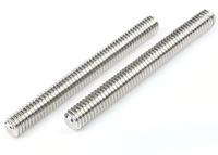 Standard Stainless Steel DIN975 Thread Rod / Stud Plain & Polished Finish 201 304 316 3/16" to 4" Sizes Customized Length