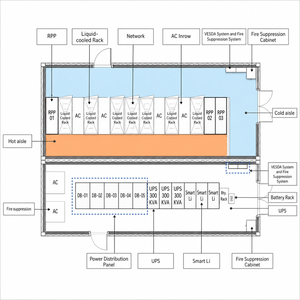 ZTMM Cold <b>Plate</b> Cooled Container Data Center with Modular Cooling Station for HPC and Supercomputing - Product Image 2