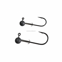 Têtes de jig en tungstène personnalisées sans plomb, leurres de pêche peints, micro-jigs de finesse pour crappie avec double attache-fil anti-herbe